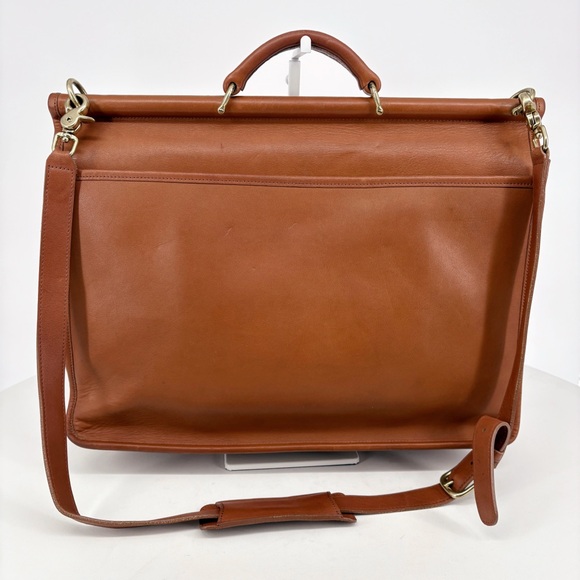 COACH | Vintage 5266 Beekman Messenger Briefcase Bag in Saddle Brown - Picture 6 of 16
